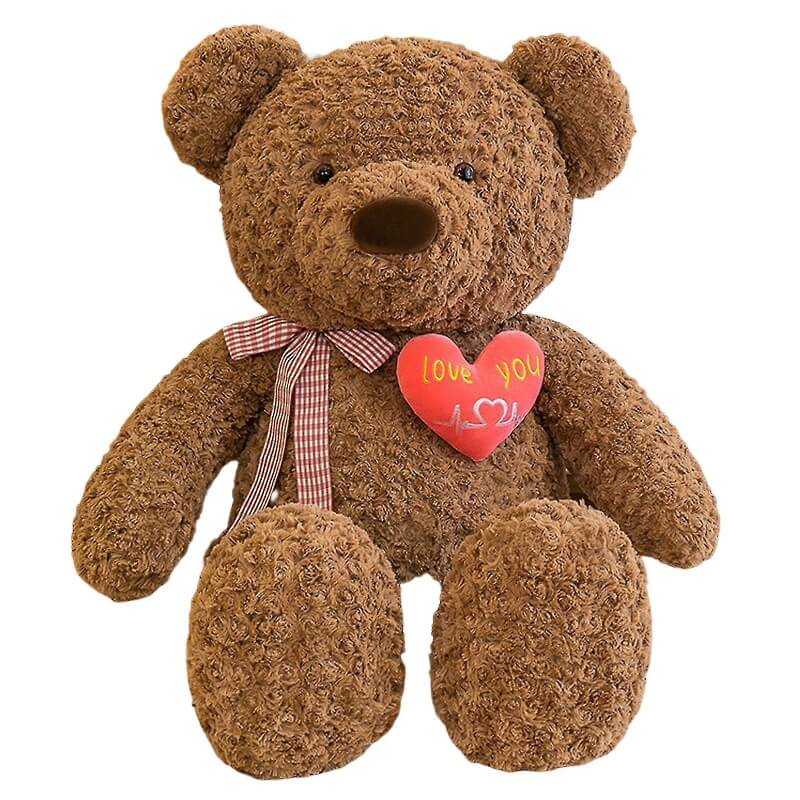 عروسک خرس پولیشی مدل قلب لرزون