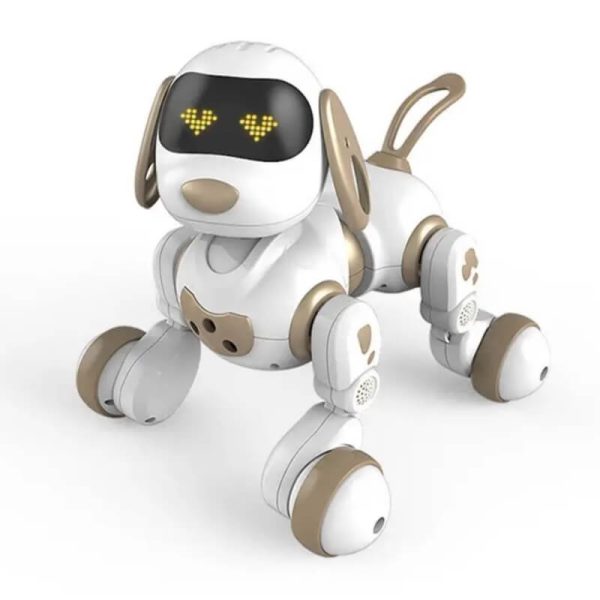 ربات سگ کنترلی دکسترتی کد 18011 رنگ طلایی-سفید Smart